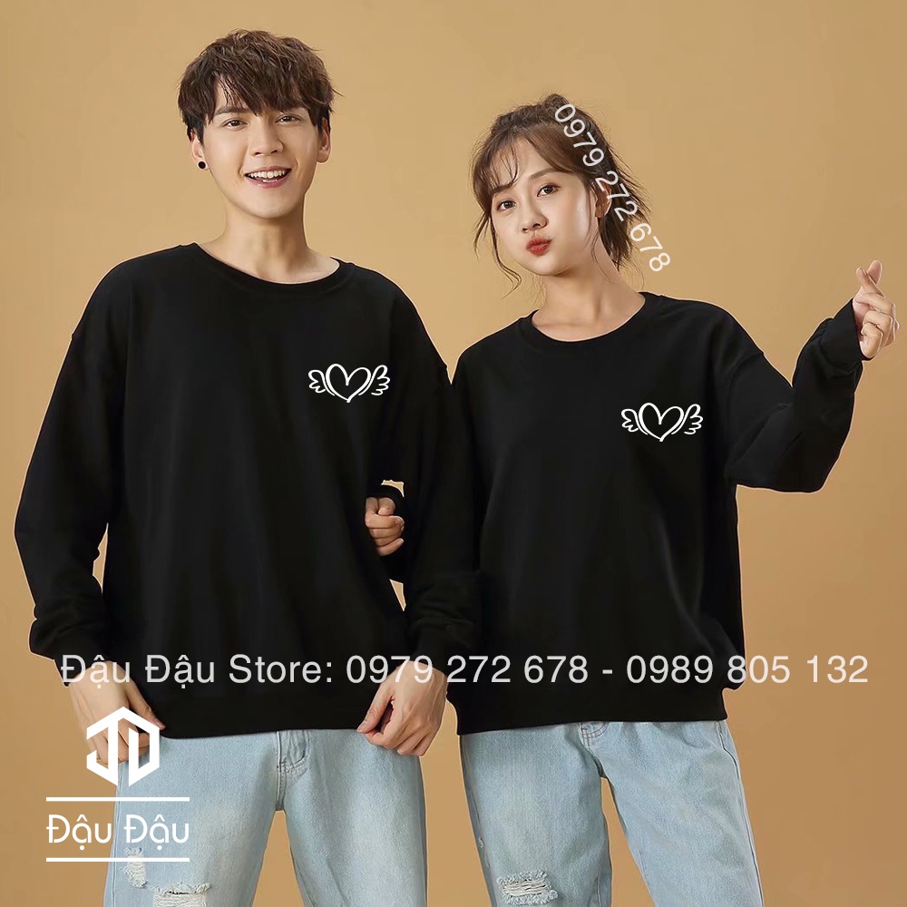 ÁO ĐÔI HOODIE THU ĐÔNG BÊN NHAU CỰC CHẤT