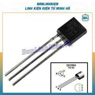 2N3904 TO92 TRANS NPN 0.2A 40V (DIP) (5c)