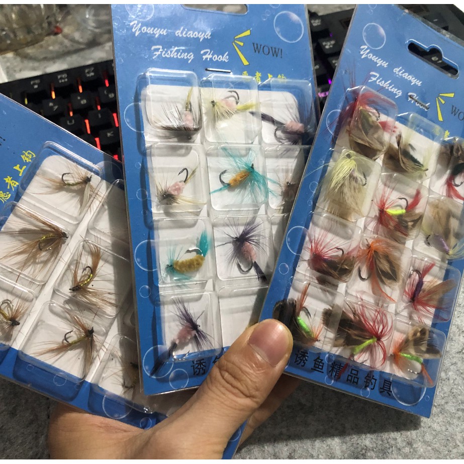 MỒI GIẢ CÔN TRÙNG CÂU CÁ MƯƠNG LURE SUỐI CỰC NHẠY