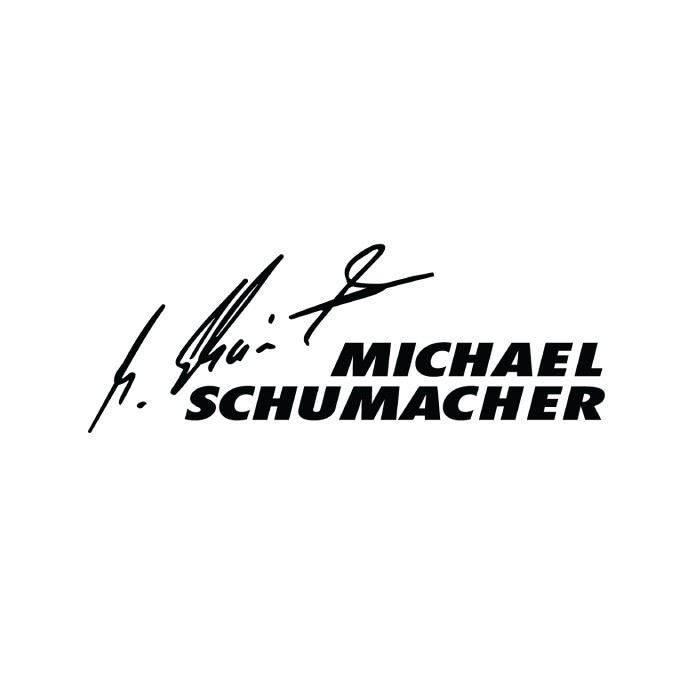 Decal dán xe chữ ký Michael Schumacher CK-06