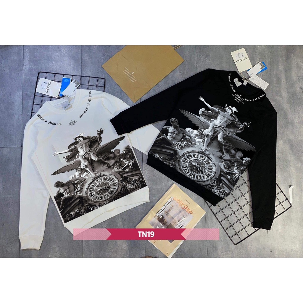 Áo Nỉ Nam, Áo Dài Tay Nam in 3d đồng hồ MkK chất liệu nỉ poly cao cấp | BigBuy360 - bigbuy360.vn