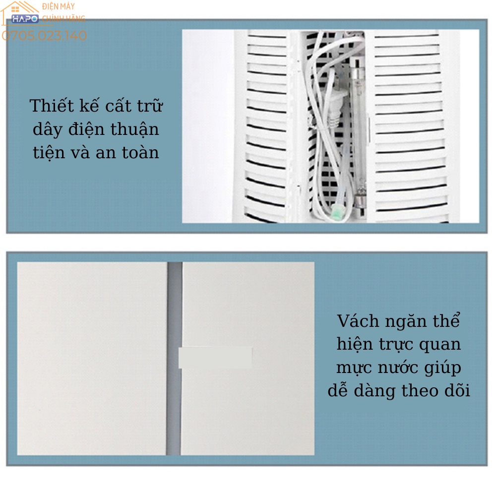 Máy lọc không khí tạo ẩm HAPO, Máy lọc bụi mịn công nghệ Plasmacluster ion cho không gian 60m2 bảo vệ sức khỏe gia đình