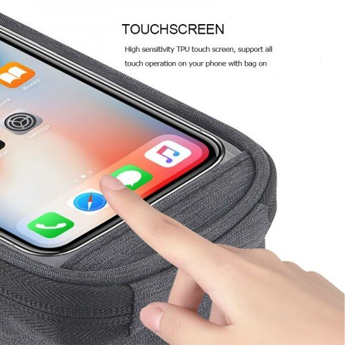 Túi gắn ống ngang dành cho xe đạp tương thích với điện thoại cảm ứng Sahoo Urban Smart Phone Top tube bag