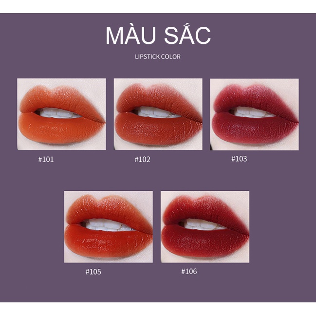 Son Bóng Marys Elleay 3.2g Hiệu Ứng Bóng Mờ Lên Màu Tốt Chống Dính Cốc Mềm Mại Mịn Màng Lâu Trôi