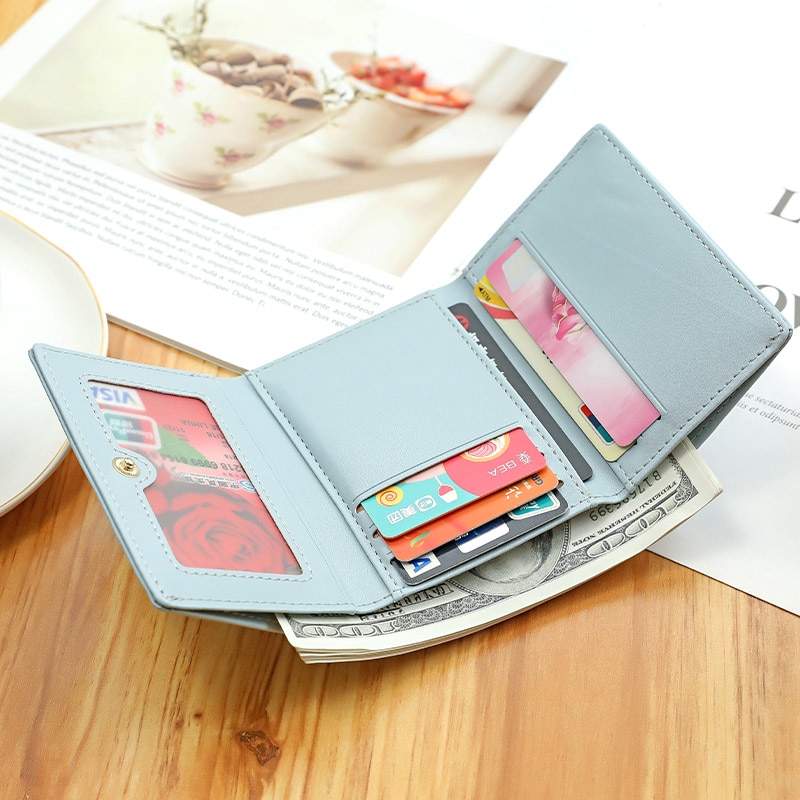 Ví ngắn nữ thời trang thanh lịch gọn nhẹ