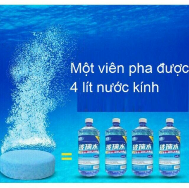 Viên sủi rửa kính
