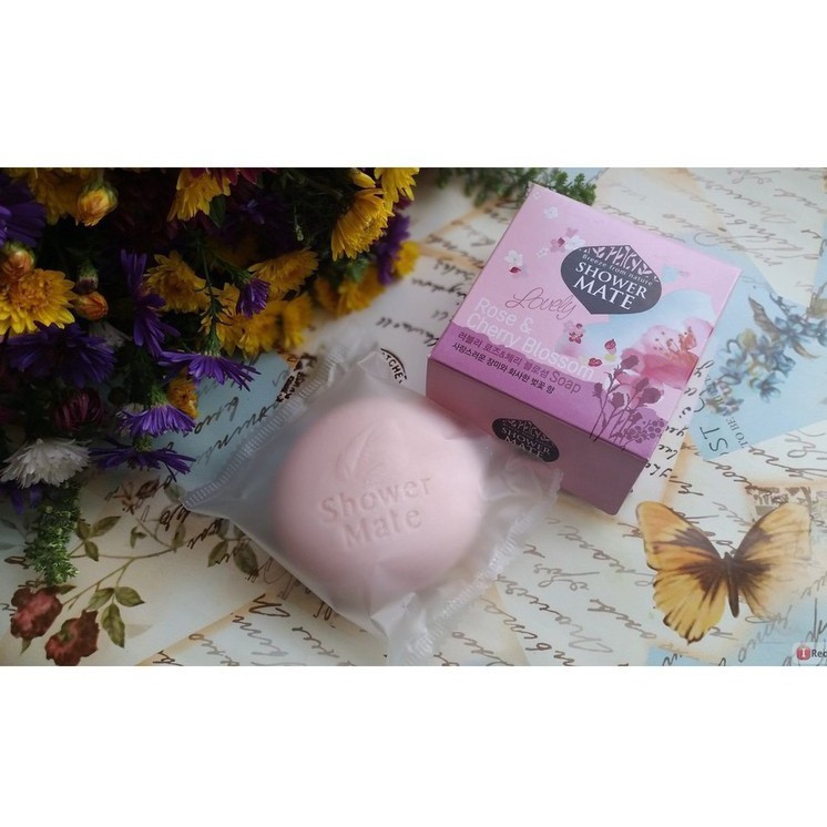 Xà bông dưỡng da Shower Mate Rose & cherry Blossom