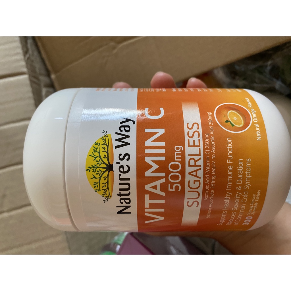 Kẹo mềm Nature's Way Adult Vita Gummies Vitamin C 120 viên, bổ sung vitamin C vị cam, hỗ trợ tăng sức đề kháng
