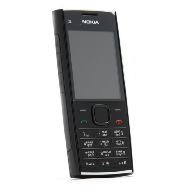 ĐIỆN THOẠI CỔ GIÁ RẺ NOKIA X2-00 ĐEN Main Zin CHÍNH HÃNG (kèm pin ,sạc)