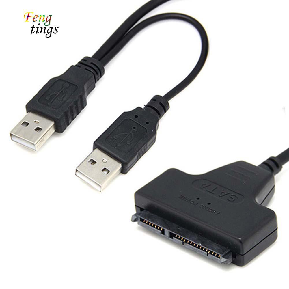 Dây Cáp Chuyển Đổi Usb 2.0 Sang Sata 22 Chân Cho Ổ Cứng Hdd Laptop 2.5 Inch | BigBuy360 - bigbuy360.vn