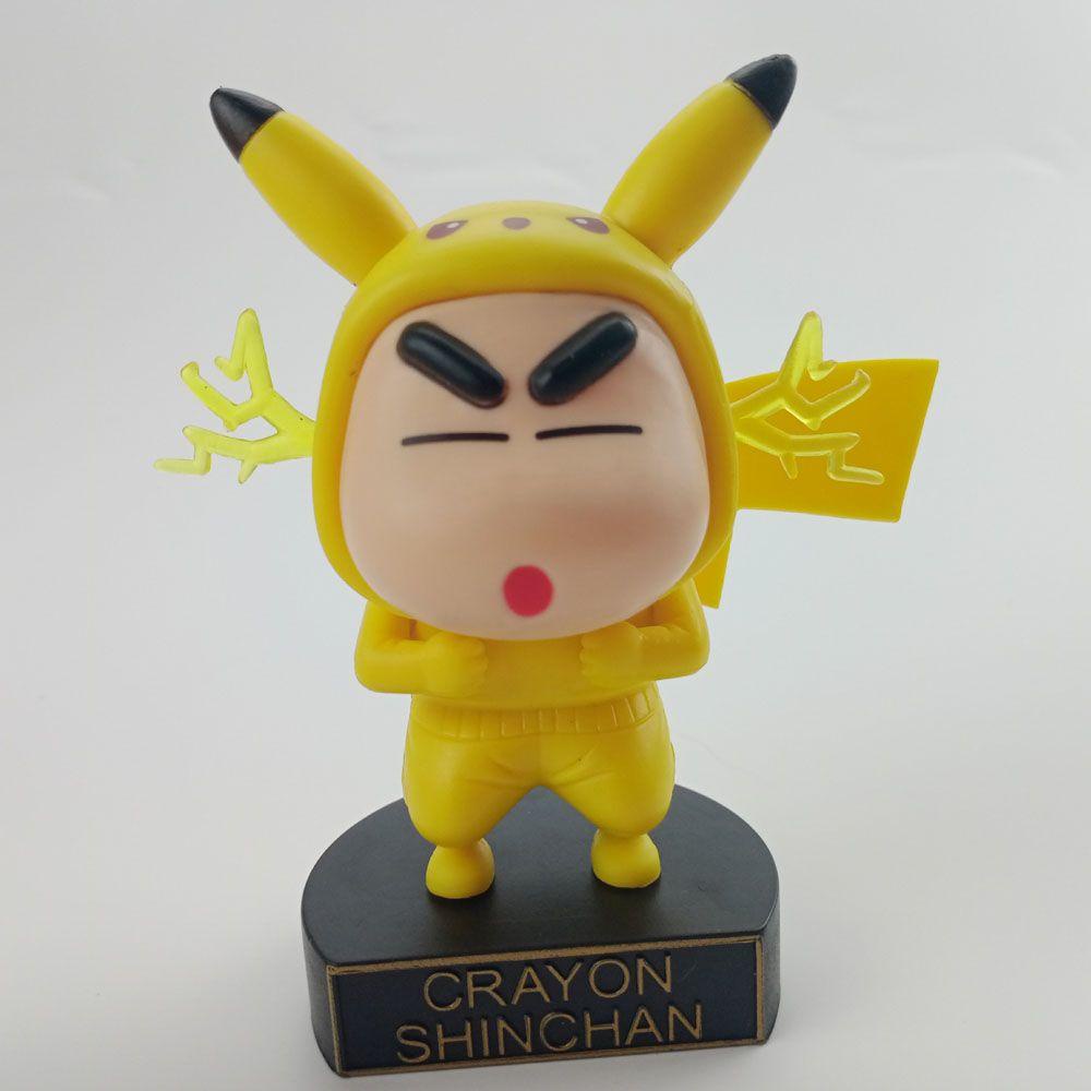 Set 5 Mô Hình Nhân Vật Phim Hoạt Hình Crayon Shinchan 1 Trang Trí