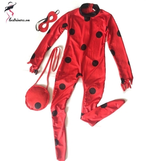 Bộ Trang Phục Hóa Trang Nhân Vật Ladybug Cho Bé Gái