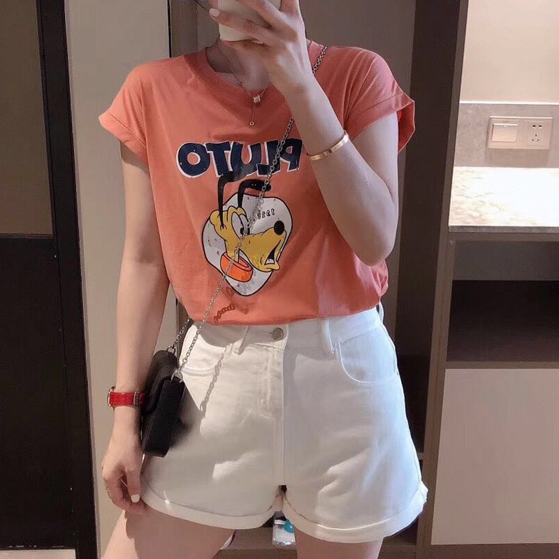 áo thun nữ dễ thương chất xịn phong cách trẻ chung 2021