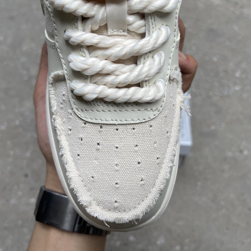 Giày Thể Thao AF.1 Bigassteam cream nam nữ