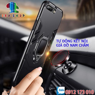 [TẶNG KÍNH CƯỜNG LỰC] Ốp lưng iPhone 7 Plus Iron man chống sốc / Ốp chống ip7 Plus - Seashop