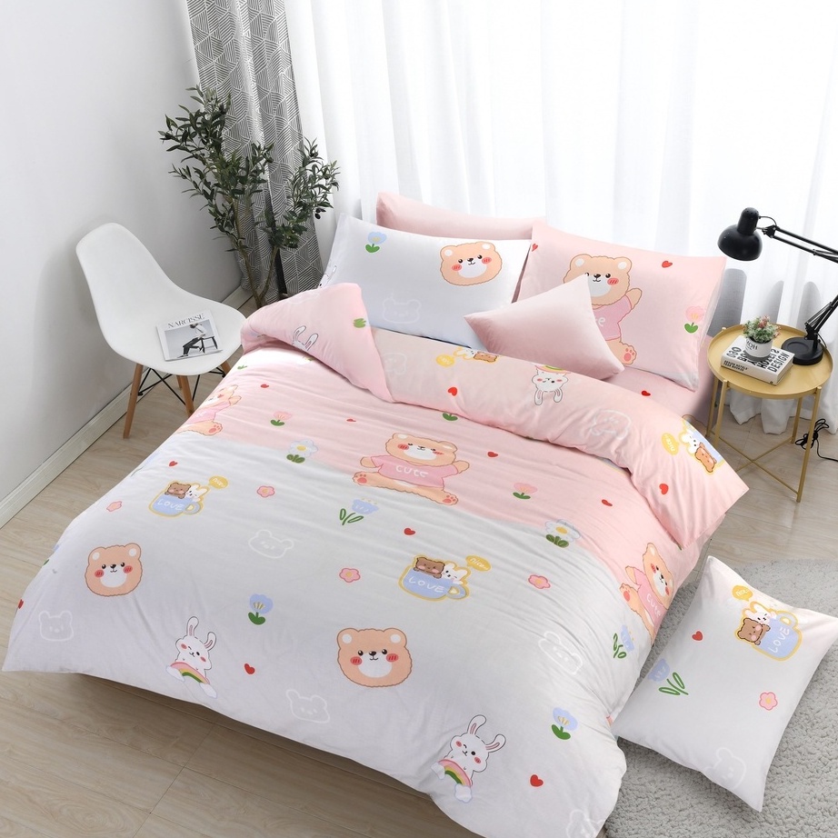 Bộ ga áo gối Cotton AT Super Star 1m2x2m 1m4x2m 1m6x2m 1m8x2m +30cm