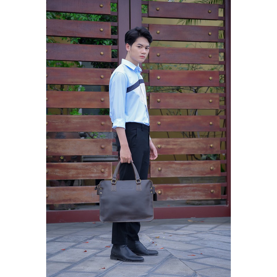 ÁO SƠ MI NAM CỔ BẺ DÀI TAY, KIỂU DÁNG HÀN QUỐC, FORM SLIMFIT DỄ MẶC, CHẤT LIỆU LỤA NẾN CAO CẤP, ĐỦ SIZE M, L, XL. | BigBuy360 - bigbuy360.vn
