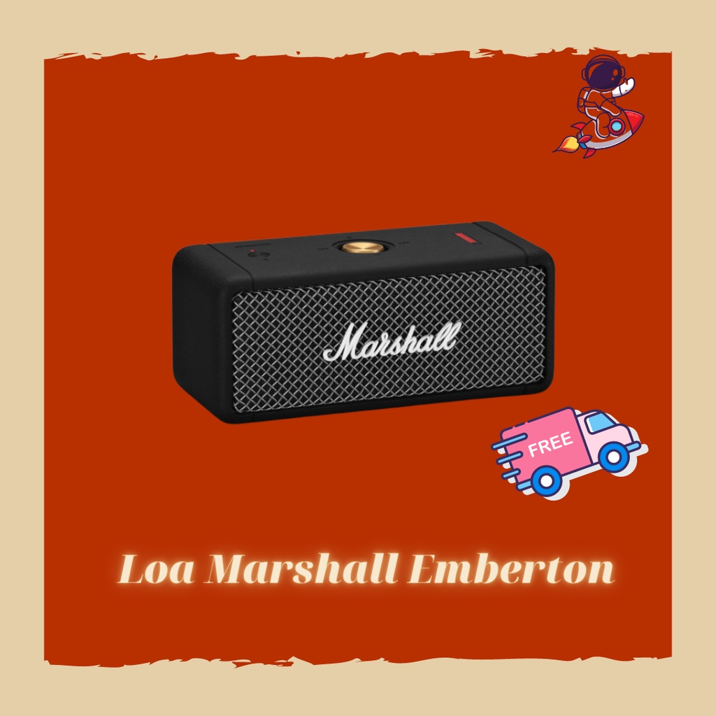 Loa Bluetooth Marshall Emberton ♥️ FREE SHIP ♥️ Hàng Chính Hãng - Bảo Hành 12 Tháng