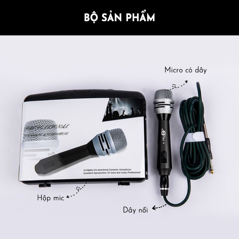 Mic có dây mic 9.0S ,Mic SF 9000A , Mic F-8