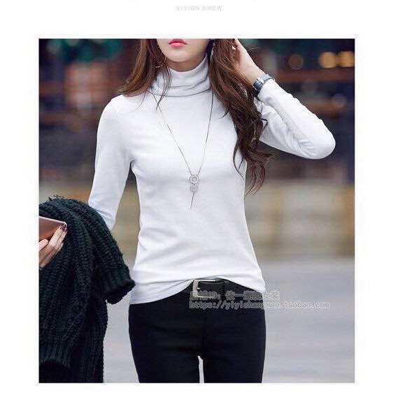 Áo giữ nhiệt cổ lọ cho nữ