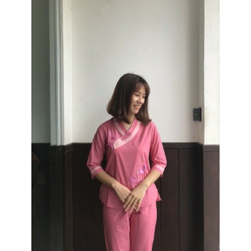 đồ lam đi chùa (tim bầu)