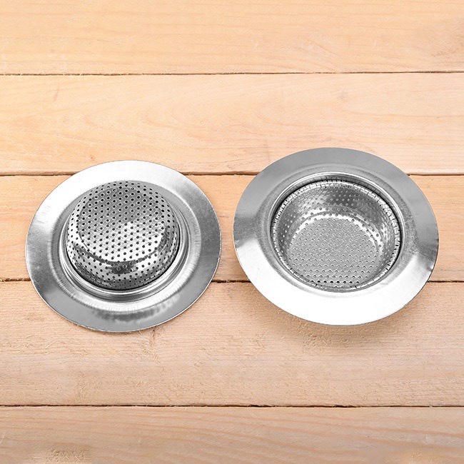 Dụng cụ lọc ngăn rác bồn rửa chén inox kích thước lớn cao cấp - Chặn rác inox, Lọc rác inox bồn rửa chén cao cấp