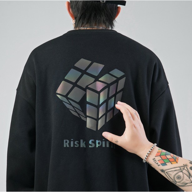 {Có clip} - Sweater Rubik - ẢNH THẬT