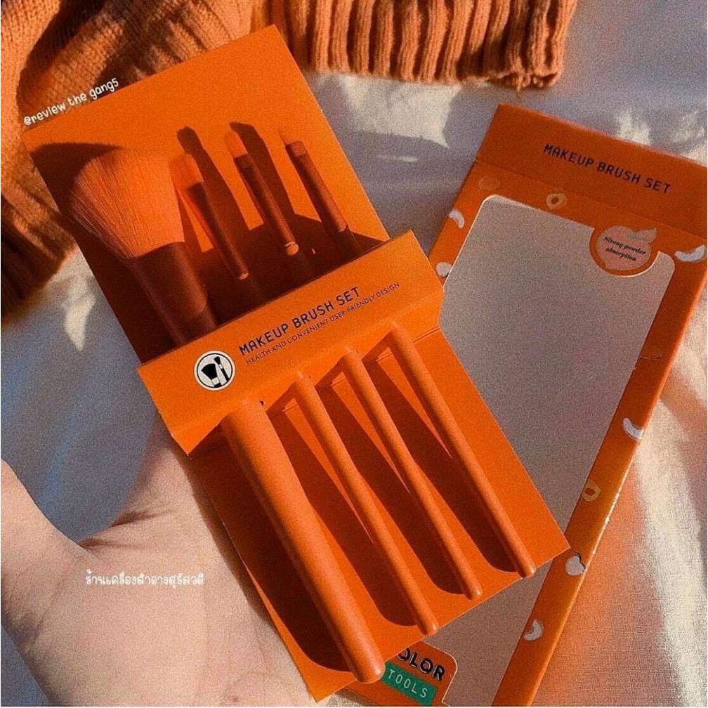 Bộ 4 cọ trang điểm hot trend MILA Color siêu mềm