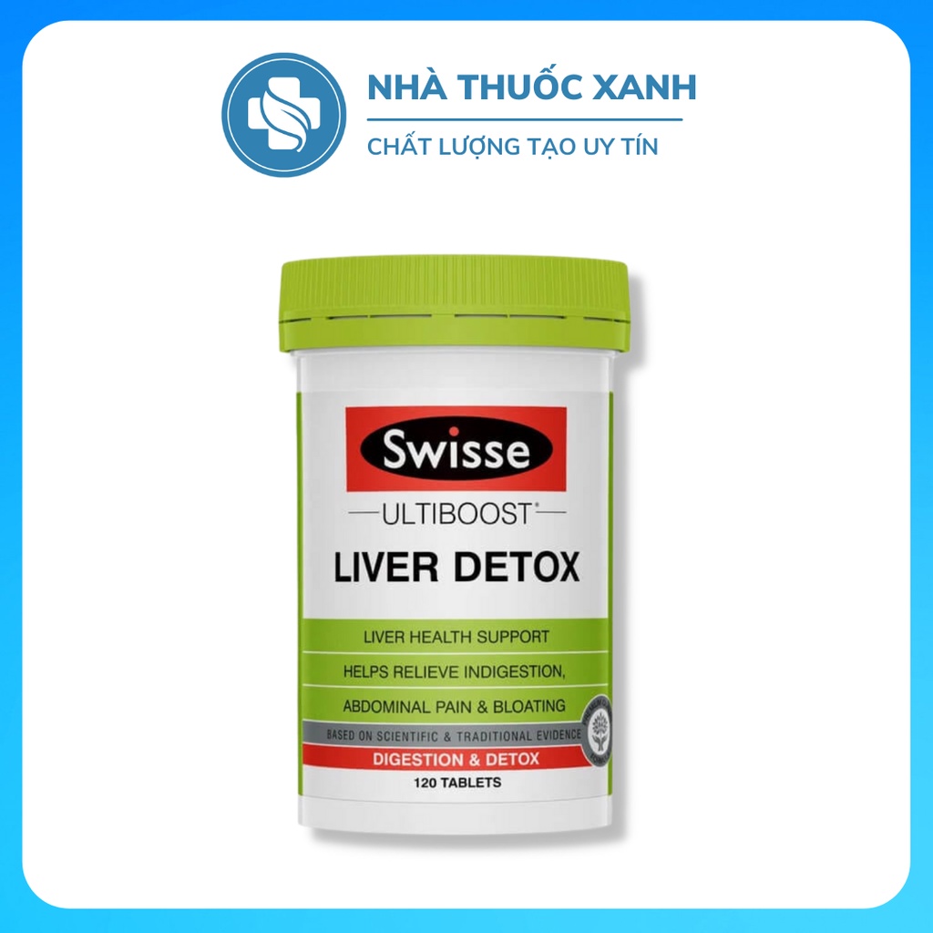Thải độc gan Liver Detox Swisse Úc 120v