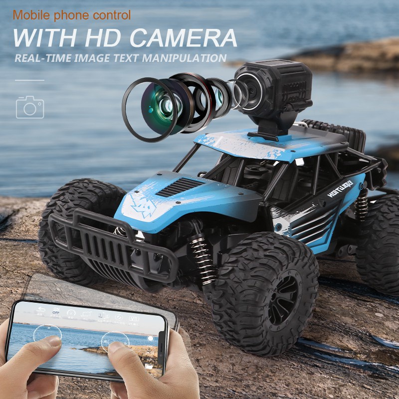 Xe Địa Hình Điều Khiển Từ Xa Heliway DM-1803 2.4GHz 4WD Kèm Camera HD Và Phụ Kiện