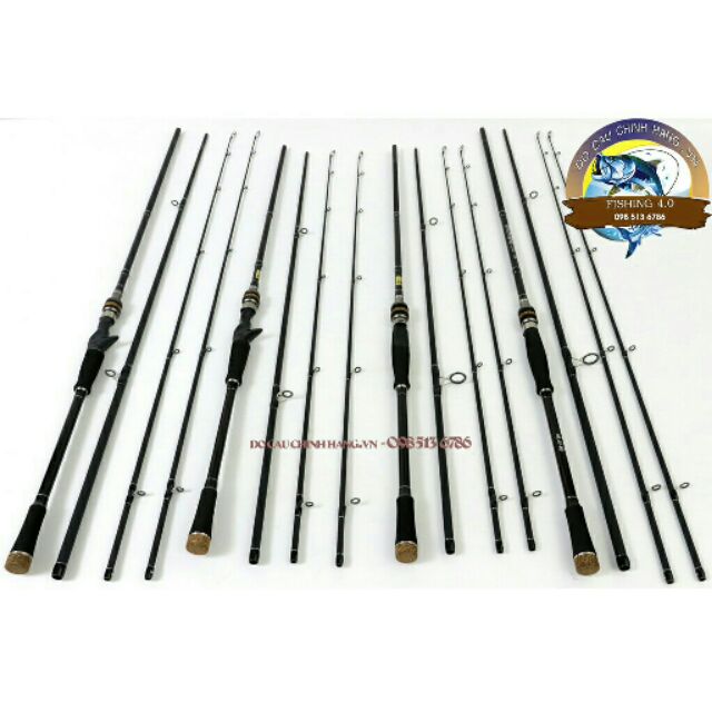 xả luôn Cần lure Hunting Black 2ngọn cần bạo lực