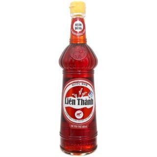 Nước mắm Liên Thành nhãn 25 độ đạm đồng chai 600ml