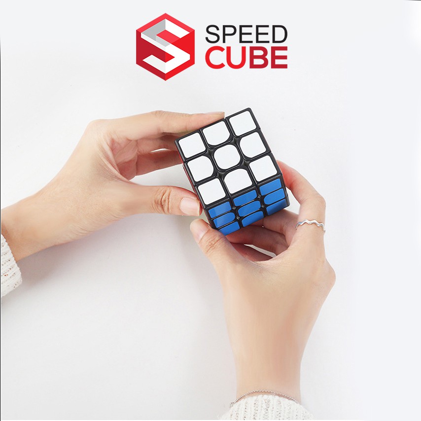 Rubik Nam Châm Mr.M 3x3 Shengshou Viền Đen/Stickerless Chính Hãng Shengshou - Shop Speed Cube