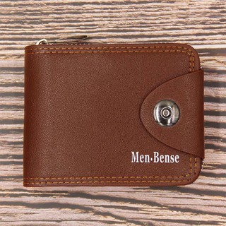 [FREE SHIP] Ví Da Nam Menbense 1 Cúc Bấm