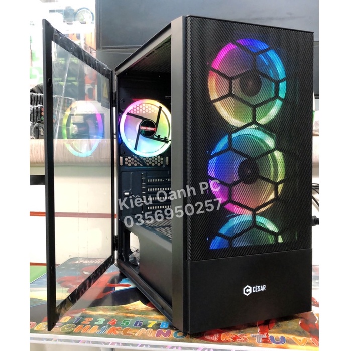 Vỏ Case Cesar Snow , Cesar Light (Mini Tower/Màu đen)