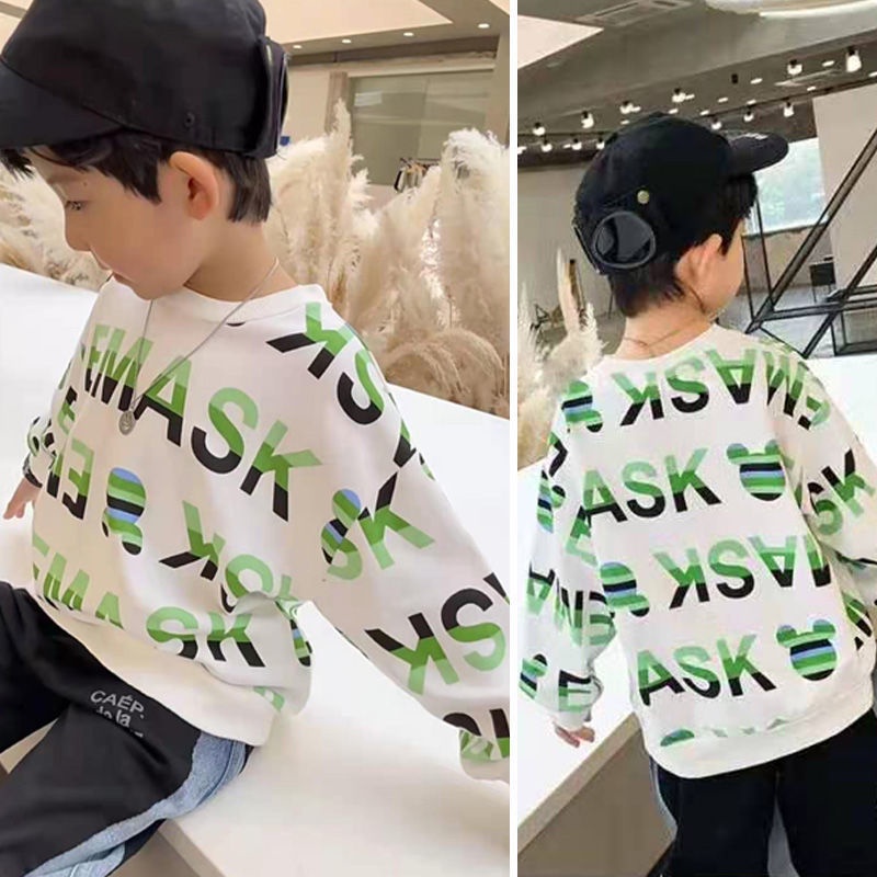Áo Nỉ Thiết Kế Mới Năng Động Thời Trang Dành Cho Bé Trai