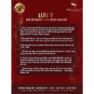 CAO MỤN SÂM ĐỎ HỘP LỚN 15gr [ chính Hãng]
