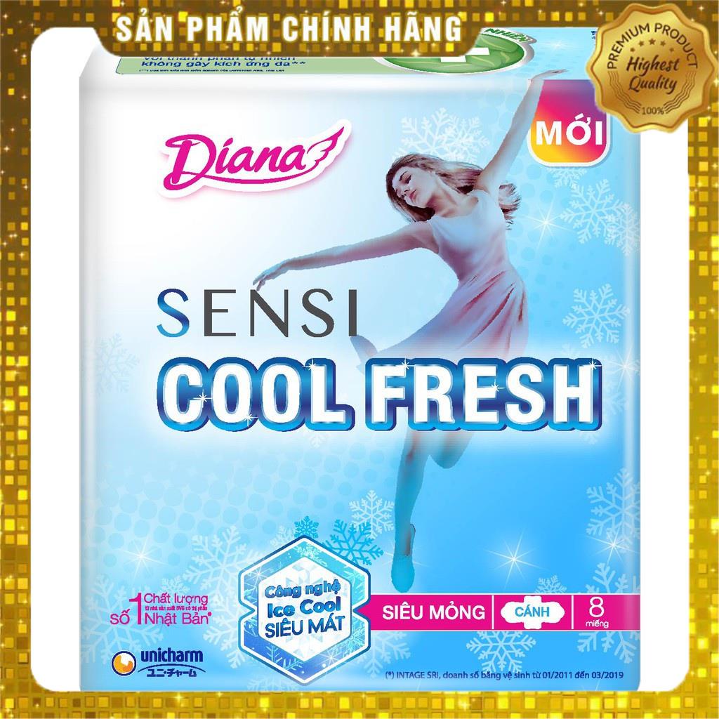 Bịch 6 Gói Băng Vệ Sinh Cool Fresh siêu mỏng Không Cánh/Có Cánh