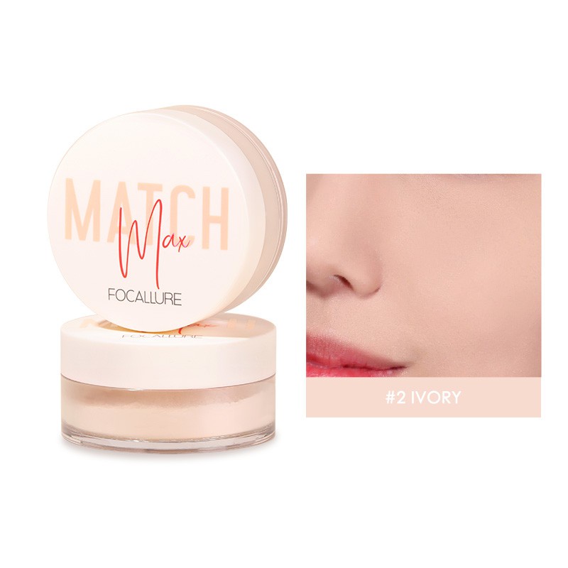 Phấn Phủ FOCALLURE Trang Điểm Giúp Kiềm Dầu Tối Đa 10g FPP1 | BigBuy360 - bigbuy360.vn
