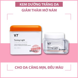 Kem dưỡng trắng giảm thâm nám Dr.Jart+ V7 Toning Light (50ml)