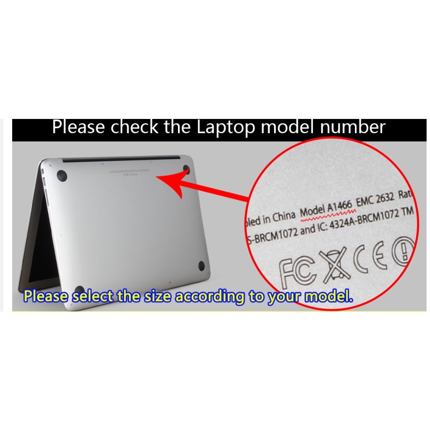 Vỏ nhựa PC cứng mỏng trong suốt bóng thích hợp cho Macbook Air 13 Inch  A2337 / A1932 / A2179