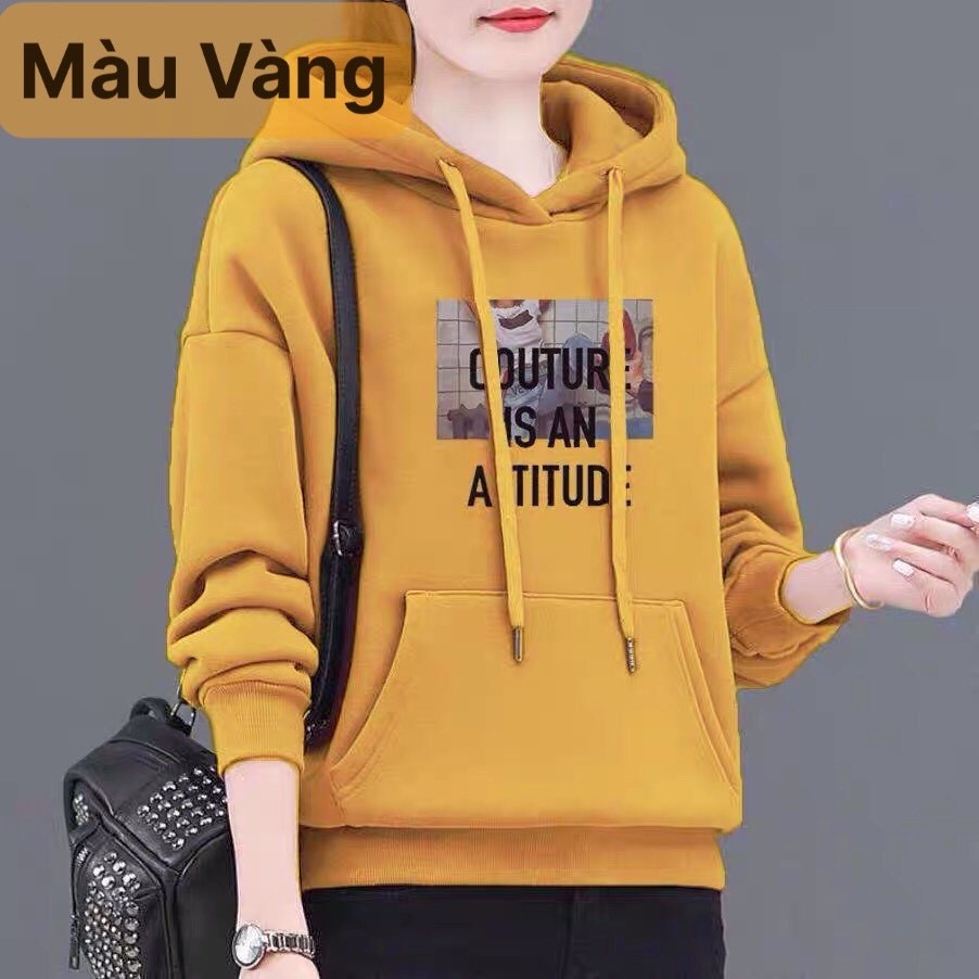 [GIAO HỎA TỐC] Áo hoodie tay dài dáng rộng kiểu dáng năng động trẻ trung dành tặng mẹ size từ 45-85kg