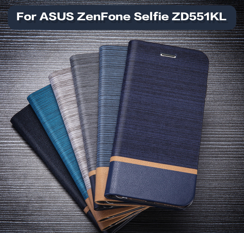 Bao Da Điện Thoại Nắp Lật Kèm Ngăn Đựng Thẻ Cho Asus Zenfone Selfie Zd551Kl Asus Zenfone Selfie Zd551Kl