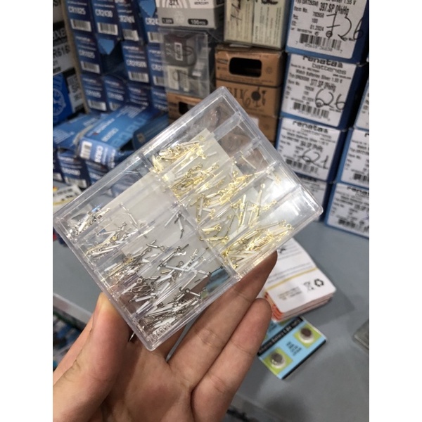 Hộp chốt chẻ thay mắt dây inox + thơi trang thay đầu dây + kim máy đàn 2035