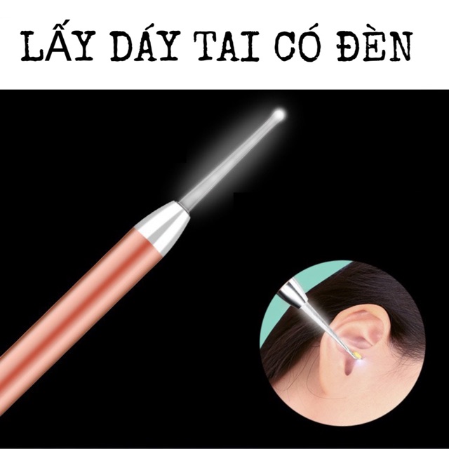 Lấy dáy tai có đèn cho bé hàng đẹp (ko kèm pin)