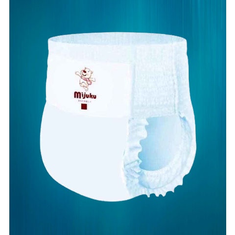 Bỉm quần Mijuku Baby Diaper xuất Nhật size S/M/L/XL/XXL/XXXL, tã dán Mijuku siêu mỏng mềm mịn cho bé bịch 50 miếng