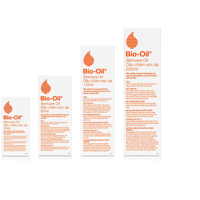 [ĐỦ SIZE] Bio-Oil Giảm rạn da và làm mờ sẹo