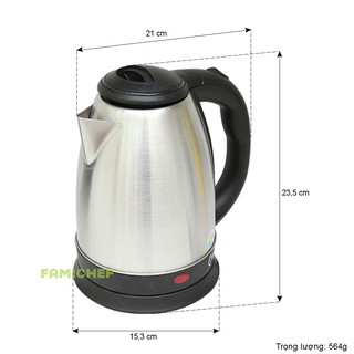 Bình đun siêu tốc Comet CM8219 1.8 lít