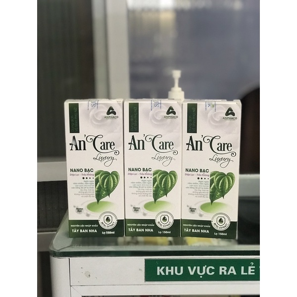 Dung dịch vệ sinh phụ nữ AN CARE luxury hương trầu không chai 150ml