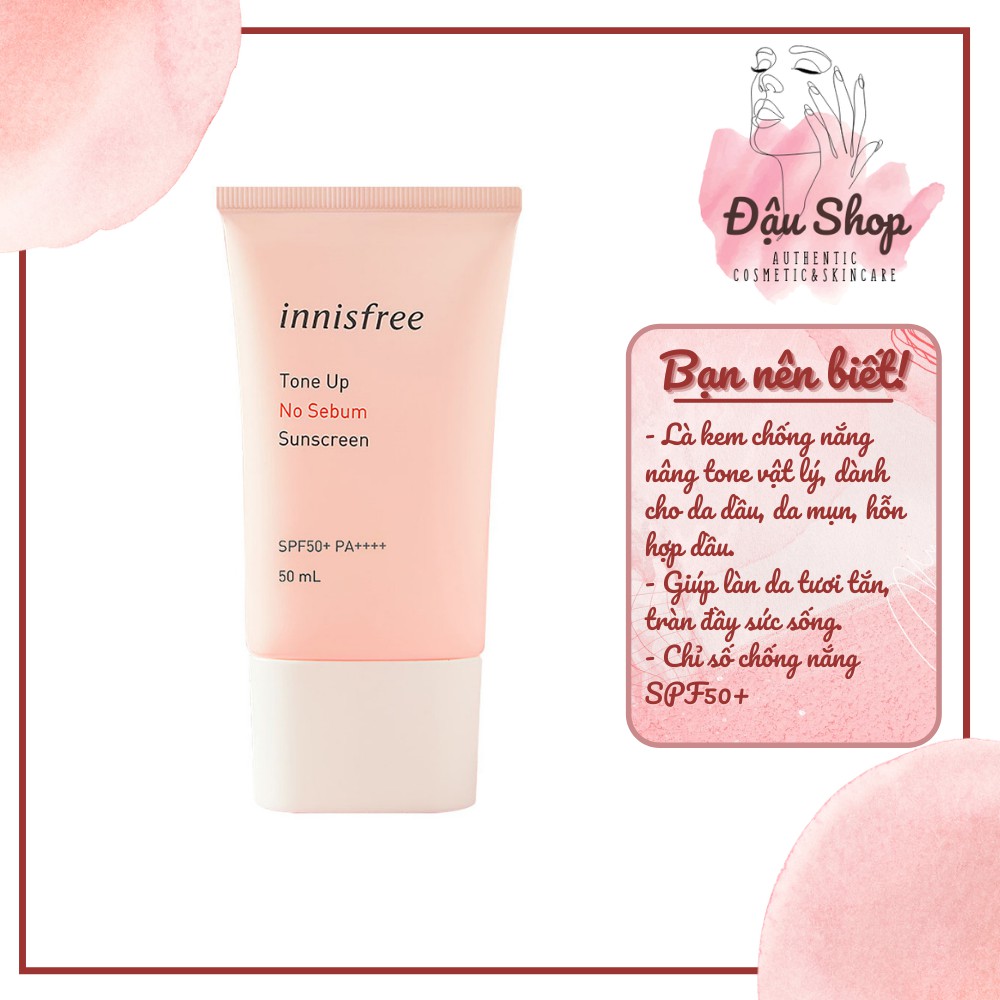 KEM CHỐNG NẮNG INNISFREE DAILY UV PROTECTION CREAM NO SEBUM SPF35 PA+++